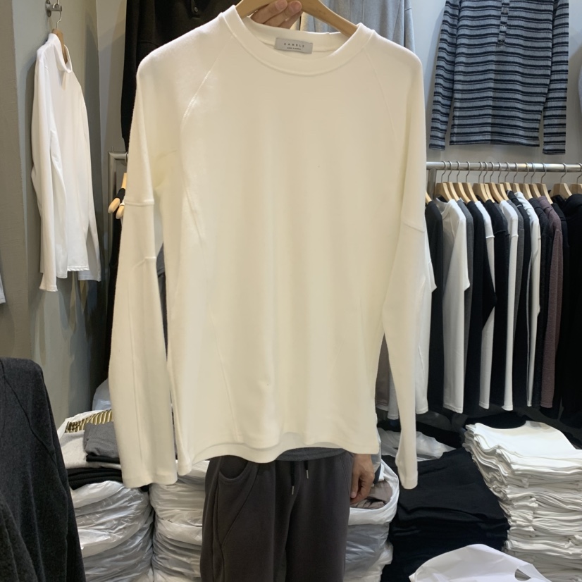 GAMBLE韓國代購㊣女裝新品休閑職業熱賣時尚25秋冬推薦人氣T恤GAMBLET恤圖色2