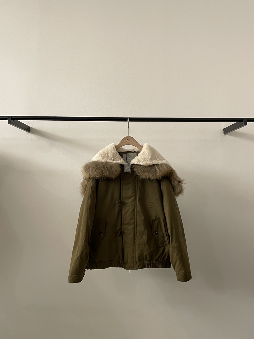 2DA/DARIMI-P東大門㊣直郵女裝新款休閑25秋冬短款羽絨服2DA/DARIMI-P短款羽絨服圖色2