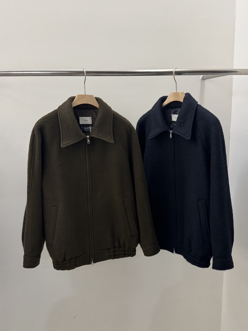 REGULARLY/PLACOR東大門㊣直郵女裝新品人氣夾克羊駝毛拉鏈REGULARLY/PLACOR夾克