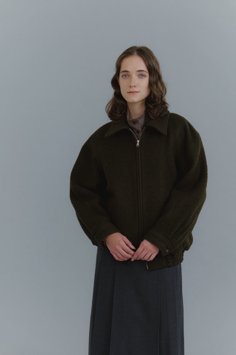 REGULARLY/PLACOR東大門㊣直郵女裝新品人氣夾克羊駝毛拉鏈REGULARLY/PLACOR夾克