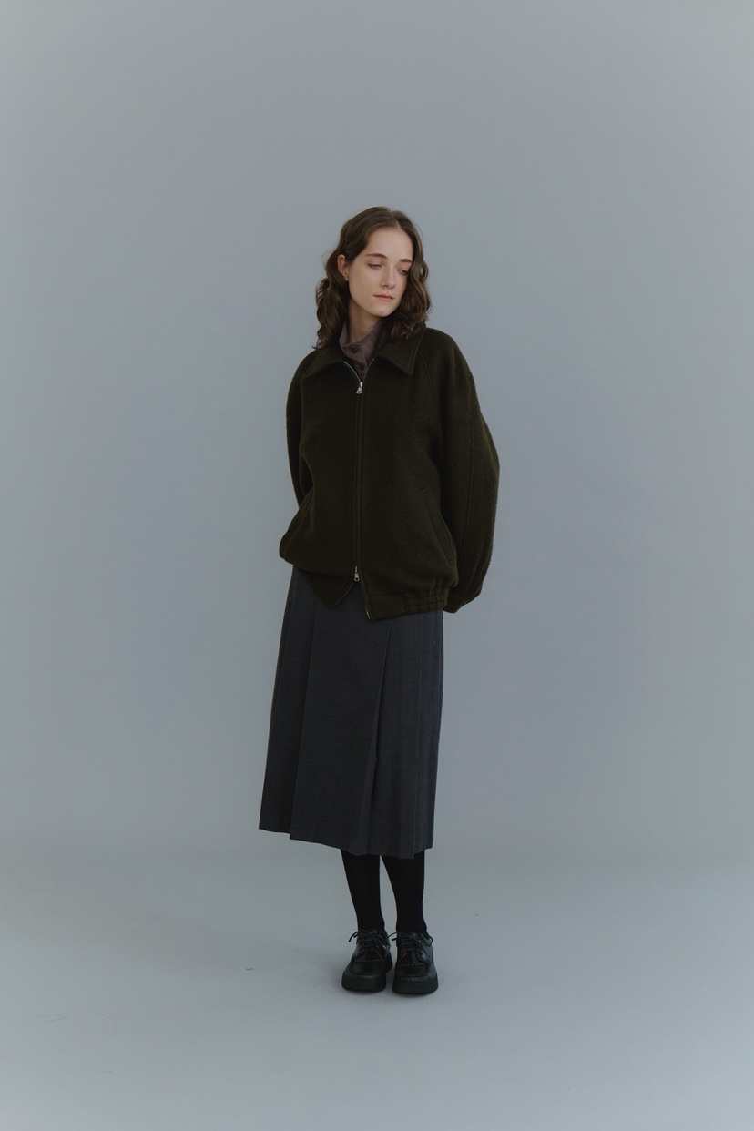 REGULARLY/PLACOR東大門㊣直郵女裝新品人氣夾克羊駝毛拉鏈REGULARLY/PLACOR夾克