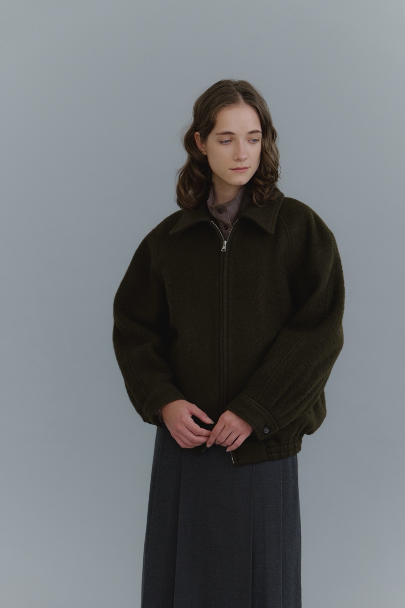 REGULARLY/PLACOR東大門㊣直郵女裝新品人氣夾克羊駝毛拉鏈REGULARLY/PLACOR夾克