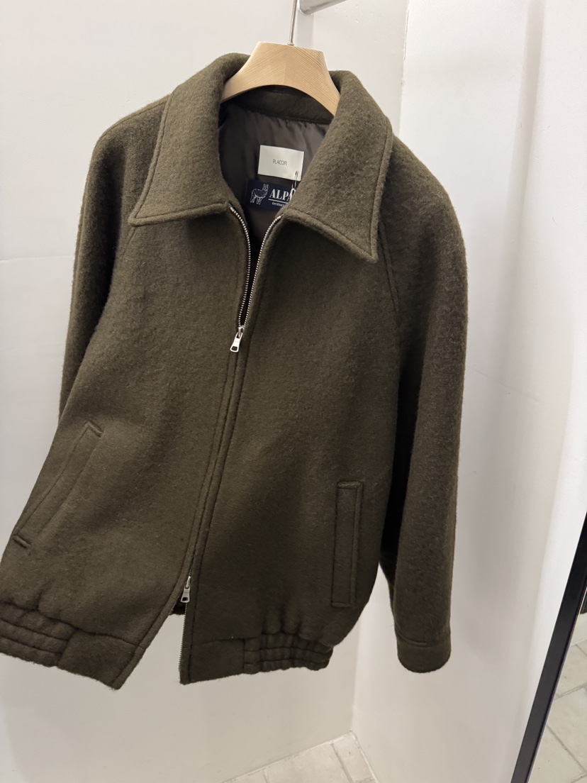 REGULARLY/PLACOR東大門㊣直郵女裝新品人氣夾克羊駝毛拉鏈REGULARLY/PLACOR夾克圖色1