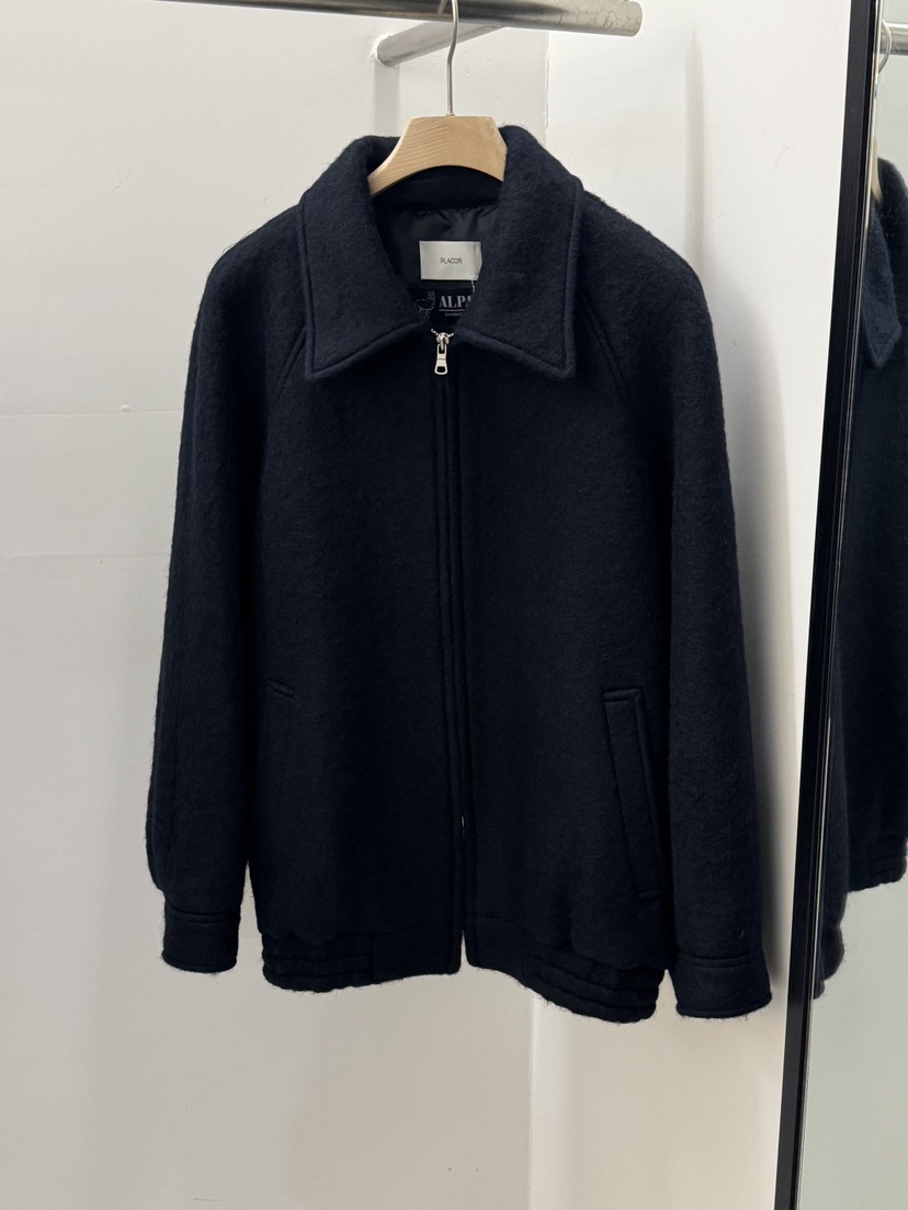 REGULARLY/PLACOR東大門㊣直郵女裝新品人氣夾克羊駝毛拉鏈REGULARLY/PLACOR夾克圖色2