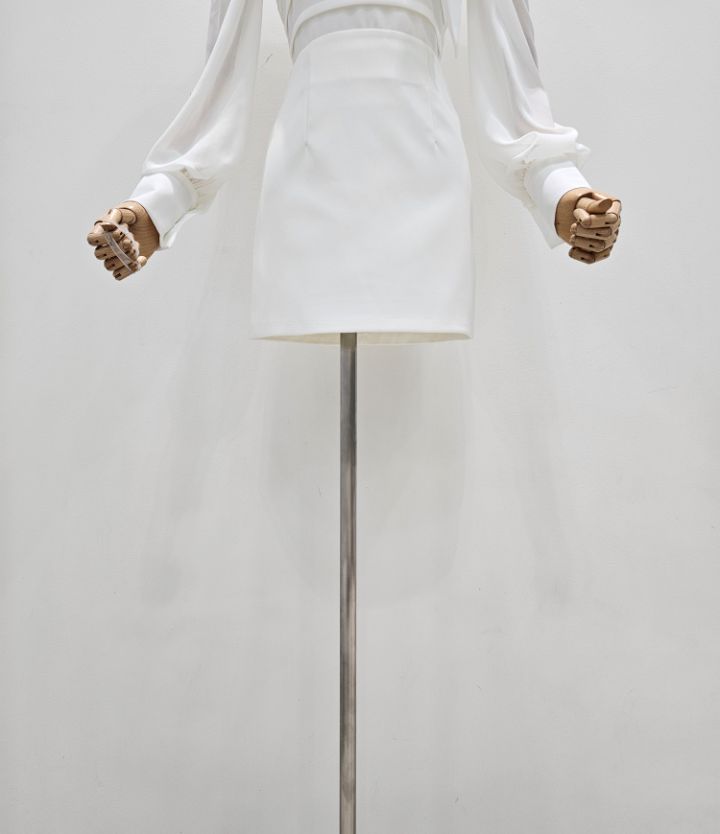 HIGH HEELS東大門㊣直郵女士新款人氣推薦熱賣休閑短裙絲綢HIGH HEELS短裙圖色1