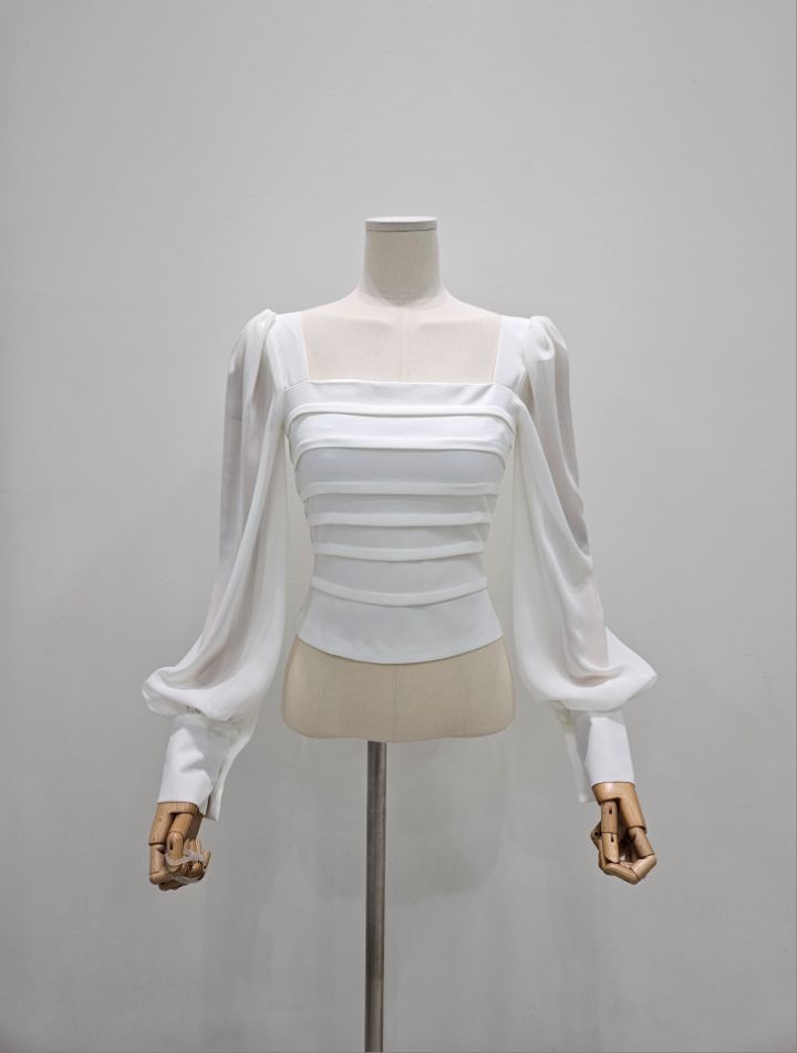 HIGH HEELS東大門㊣代購女士新款熱賣人氣襯衫蕾絲衫含脖帶HIGH HEELS襯衫/蕾絲衫