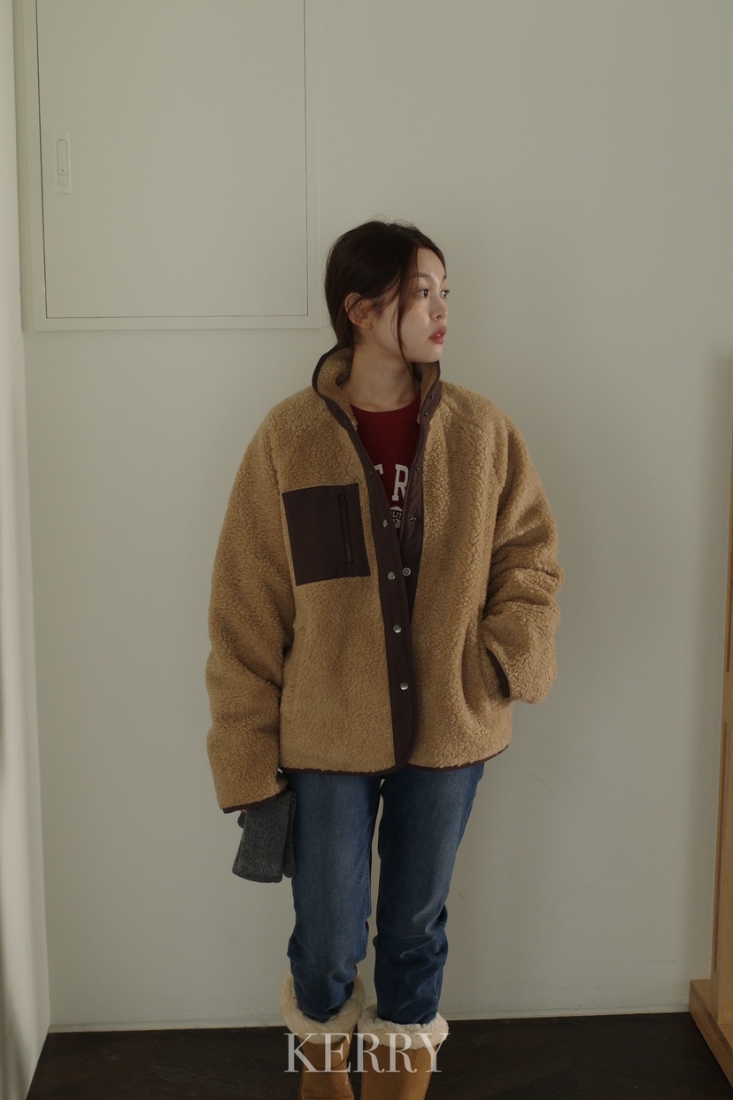KERRY東大門㊣實拍女士新款職業熱賣推薦休閑短款棉服雙面抓絨KERRY短款棉服