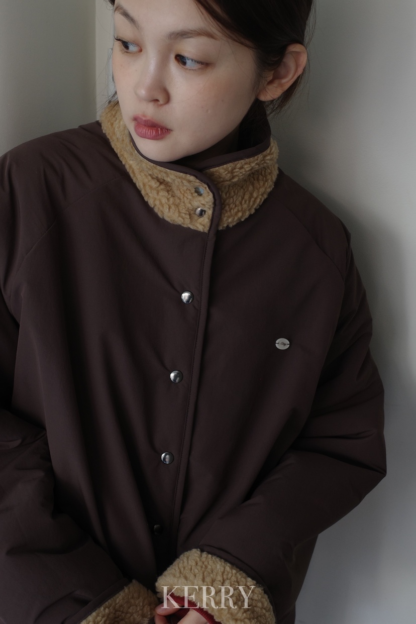 KERRY東大門㊣實拍女士新款職業熱賣推薦休閑短款棉服雙面抓絨KERRY短款棉服