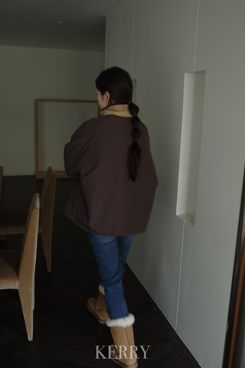 KERRY東大門㊣實拍女士新款職業熱賣推薦休閑短款棉服雙面抓絨KERRY短款棉服