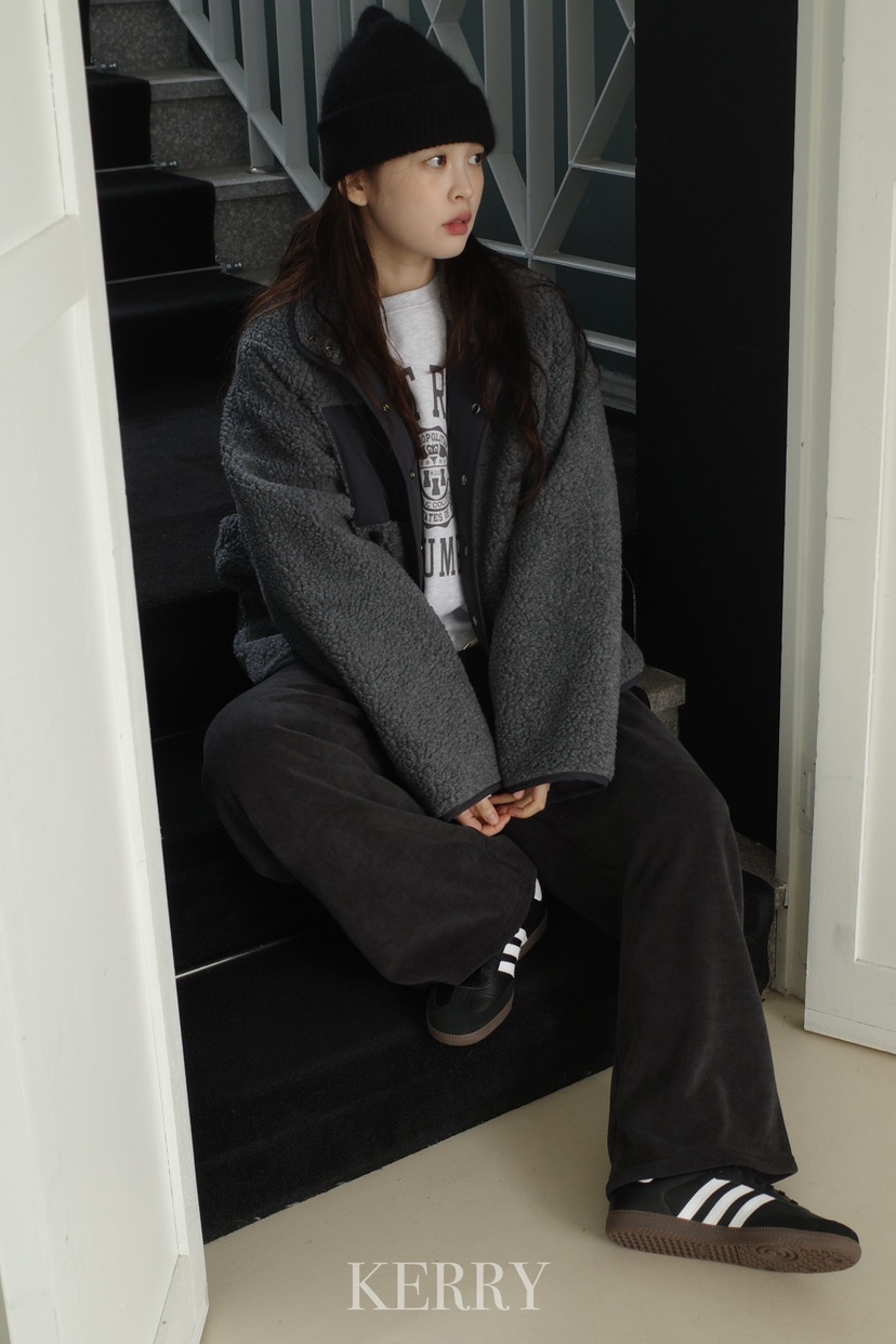 KERRY東大門㊣實拍女士新款職業熱賣推薦休閑短款棉服雙面抓絨KERRY短款棉服