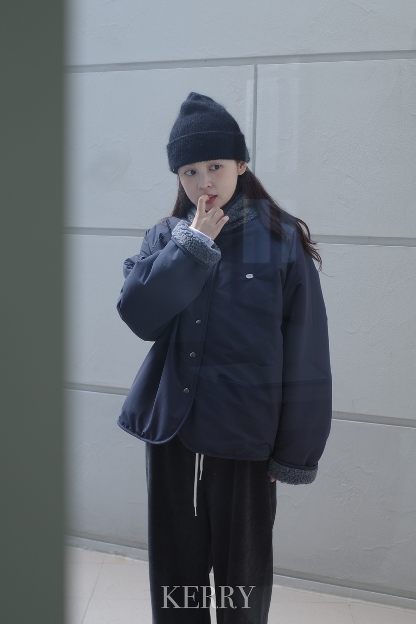 KERRY東大門㊣實拍女士新款職業熱賣推薦休閑短款棉服雙面抓絨KERRY短款棉服