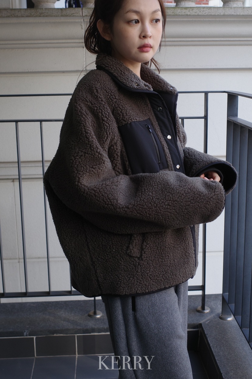 KERRY東大門㊣實拍女士新款職業熱賣推薦休閑短款棉服雙面抓絨KERRY短款棉服