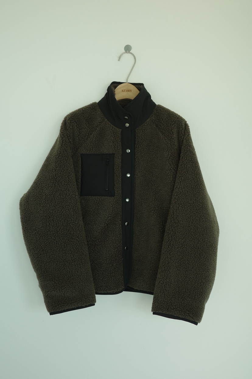 KERRY東大門㊣實拍女士新款職業熱賣推薦休閑短款棉服雙面抓絨KERRY短款棉服圖色2