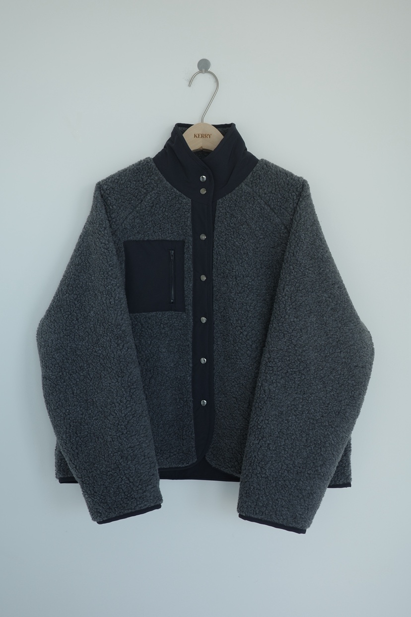 KERRY東大門㊣實拍女士新款職業熱賣推薦休閑短款棉服雙面抓絨KERRY短款棉服圖色3