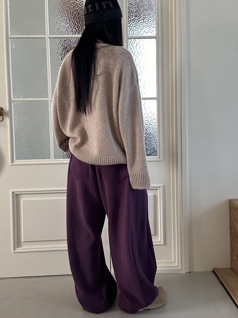 I MFACT韓國直郵㊣女裝新款人氣職業熱賣推薦針織衫羊駝毛V領I MFACT針織衫