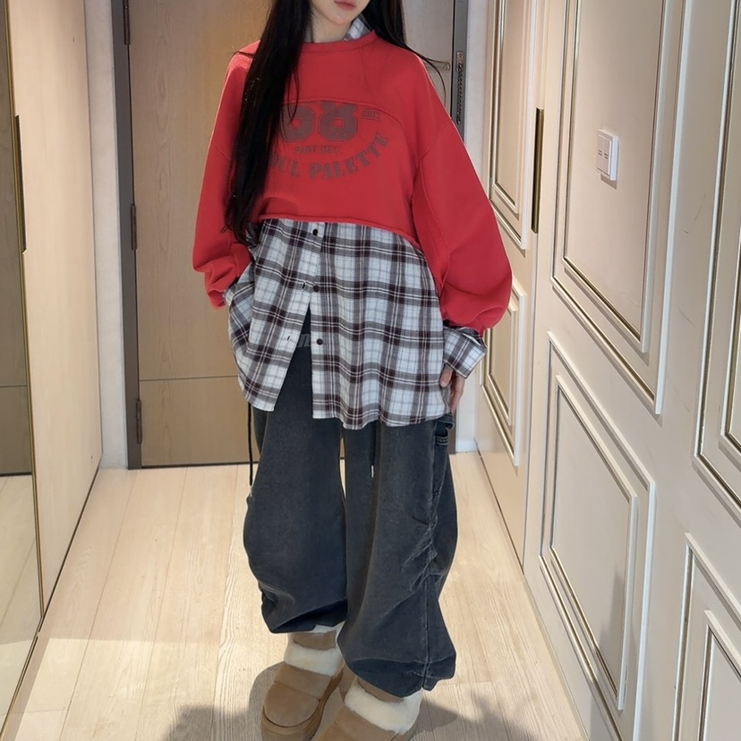 PALETTE-Q東大門㊣實拍女士新款25秋冬時尚推薦休閑熱賣衛衣PALETTE衛衣