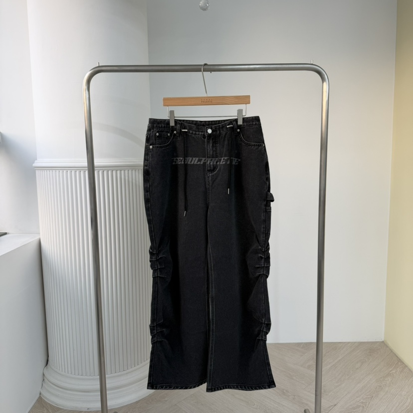 PALETTE-Q東大門㊣直郵女裝新品熱賣25秋冬時尚推薦牛仔褲PALETTE牛仔褲