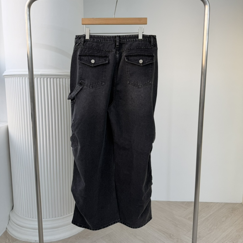 PALETTE-Q東大門㊣直郵女裝新品熱賣25秋冬時尚推薦牛仔褲PALETTE牛仔褲