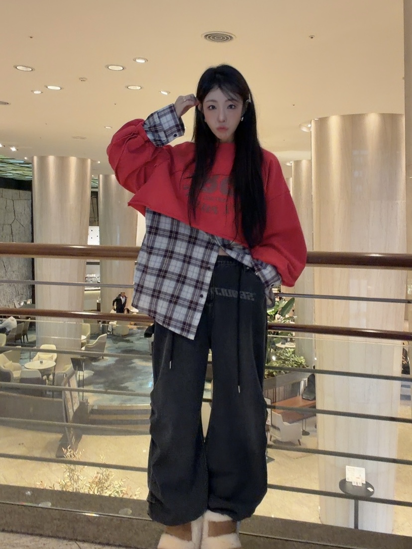 PALETTE-Q東大門㊣直郵女裝新品熱賣25秋冬時尚推薦牛仔褲PALETTE牛仔褲