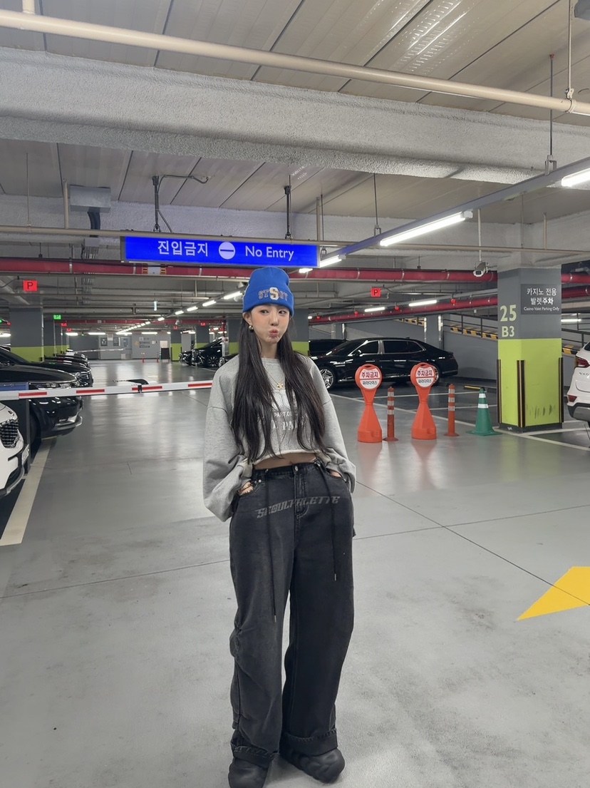 PALETTE-Q東大門㊣直郵女裝新品熱賣25秋冬時尚推薦牛仔褲PALETTE牛仔褲