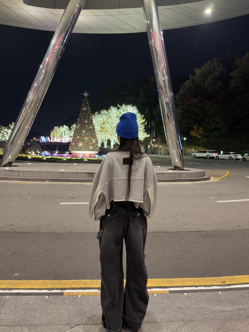 PALETTE-Q東大門㊣直郵女裝新品熱賣25秋冬時尚推薦牛仔褲PALETTE牛仔褲