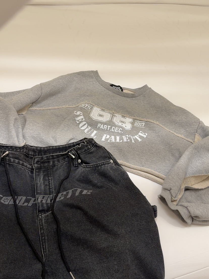 PALETTE-Q東大門㊣直郵女裝新品熱賣25秋冬時尚推薦牛仔褲PALETTE牛仔褲