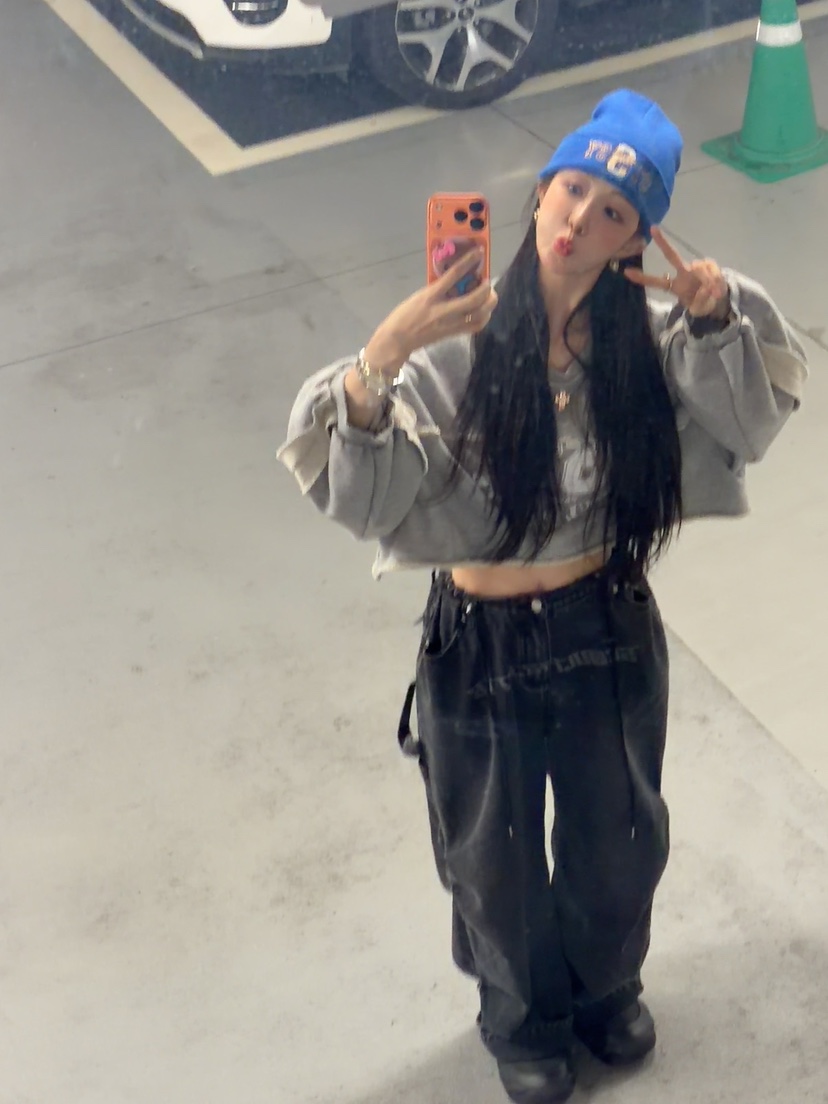 PALETTE-Q東大門㊣直郵女裝新品熱賣25秋冬時尚推薦牛仔褲PALETTE牛仔褲