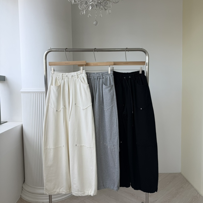 PALETTE-Q東大門㊣代購女裝新品熱賣25秋冬推薦休閑褲水洗PALETTE休閑褲