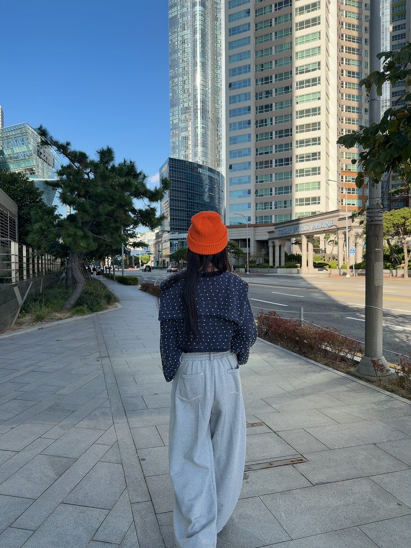 PALETTE-Q東大門㊣代購女裝新品熱賣25秋冬推薦休閑褲水洗PALETTE休閑褲