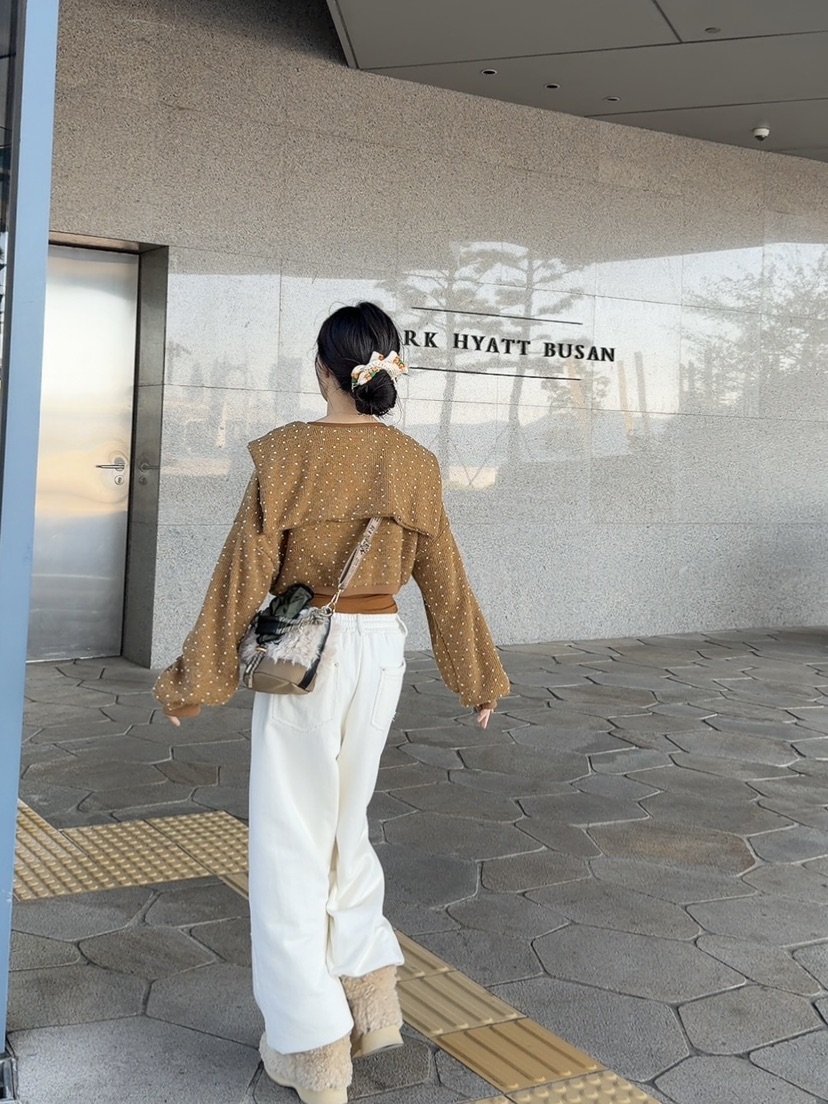 PALETTE-Q東大門㊣代購女裝新品熱賣25秋冬推薦休閑褲水洗PALETTE休閑褲