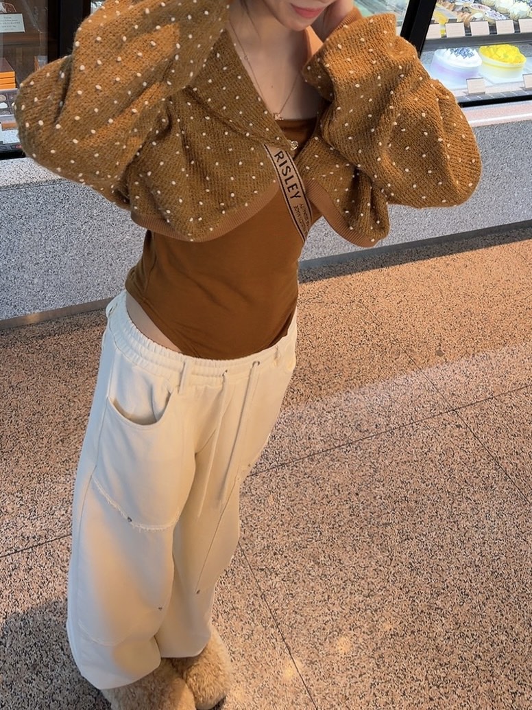 PALETTE-Q東大門㊣代購女裝新品熱賣25秋冬推薦休閑褲水洗PALETTE休閑褲