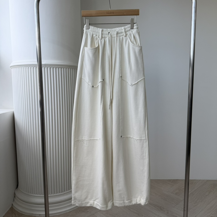 PALETTE-Q東大門㊣代購女裝新品熱賣25秋冬推薦休閑褲水洗PALETTE休閑褲圖色1