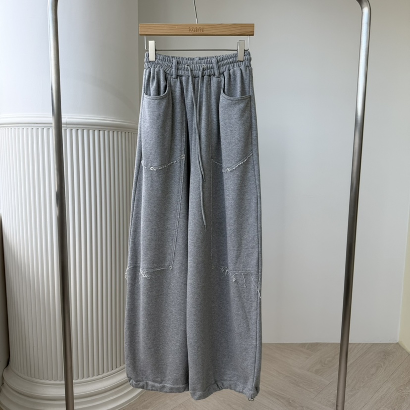 PALETTE-Q東大門㊣代購女裝新品熱賣25秋冬推薦休閑褲水洗PALETTE休閑褲圖色2