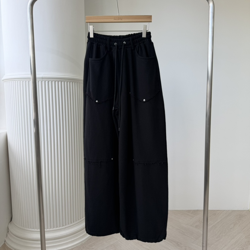 PALETTE-Q東大門㊣代購女裝新品熱賣25秋冬推薦休閑褲水洗PALETTE休閑褲圖色3