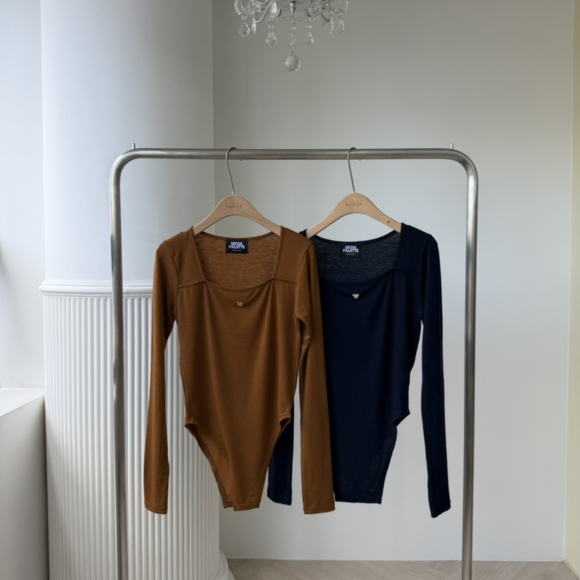 PALETTE-Q韓國直郵㊣女士新款人氣時尚職業熱賣推薦長袖T恤PALETTE長袖T恤