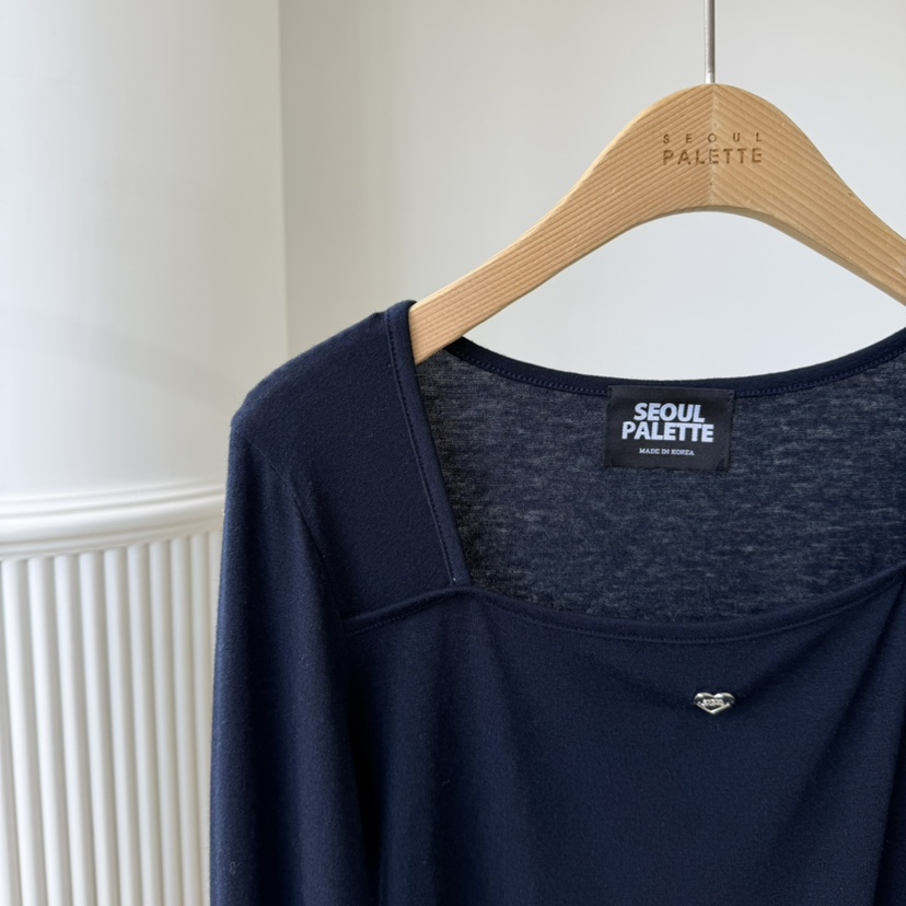 PALETTE-Q韓國直郵㊣女士新款人氣時尚職業熱賣推薦長袖T恤PALETTE長袖T恤