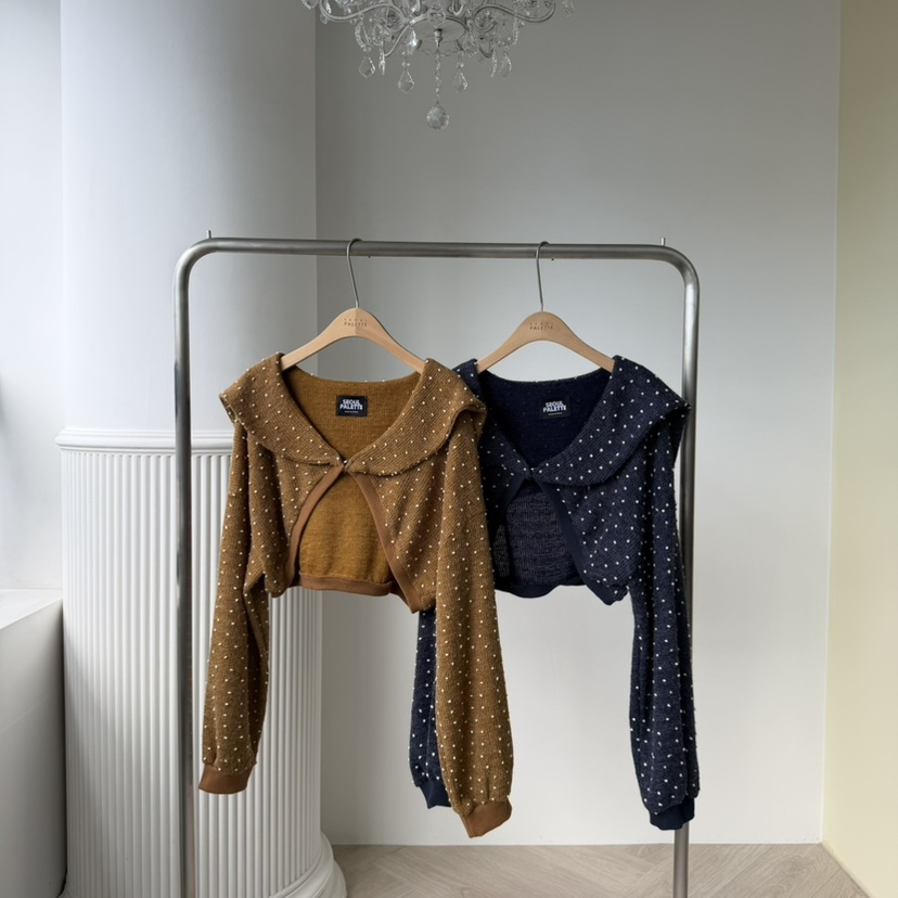 PALETTE-Q韓國直郵㊣女士新品熱賣休閑推薦人氣職業針織衫絨PALETTE針織衫