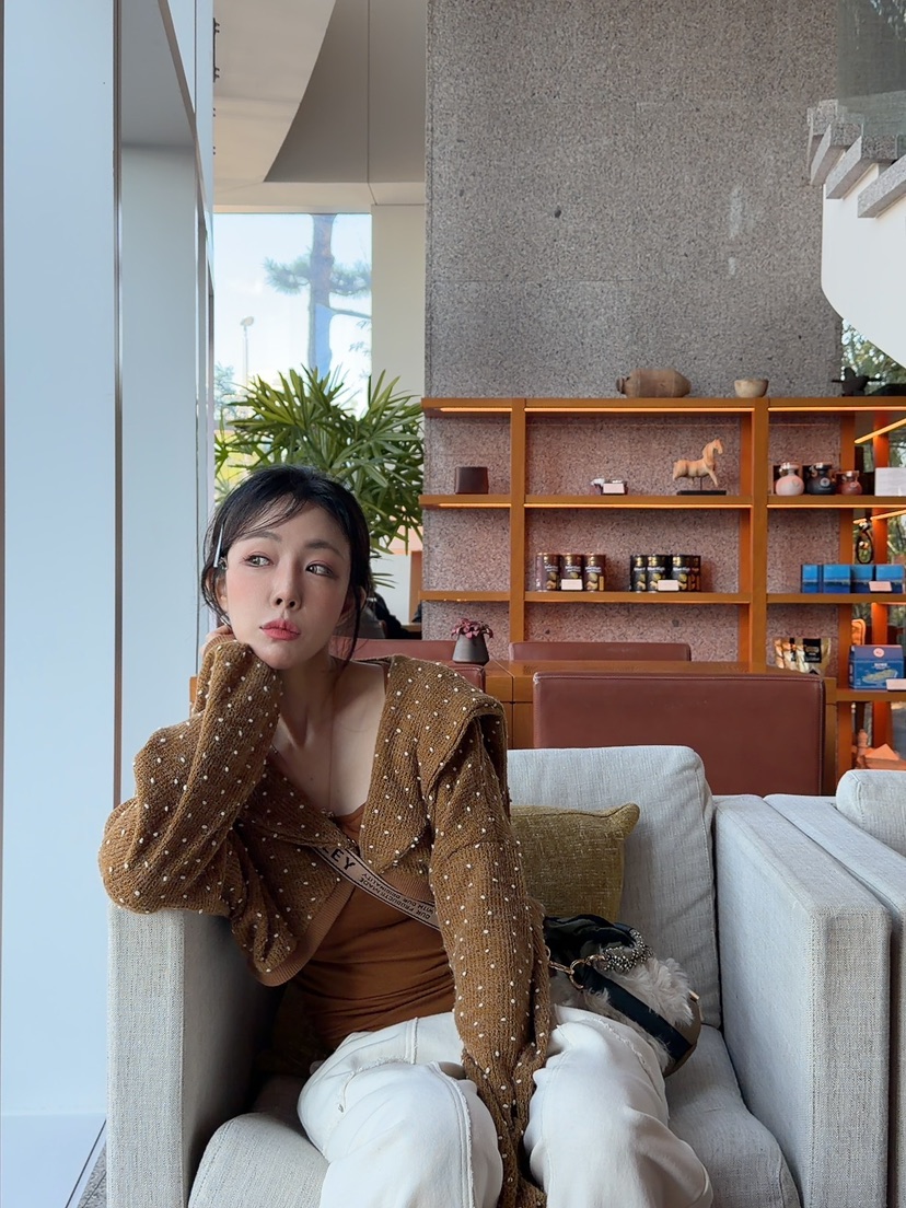 PALETTE-Q韓國直郵㊣女士新品熱賣休閑推薦人氣職業針織衫絨PALETTE針織衫