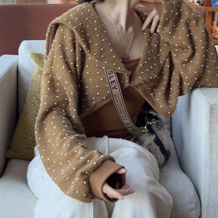 PALETTE-Q韓國直郵㊣女士新品熱賣休閑推薦人氣職業針織衫絨PALETTE針織衫