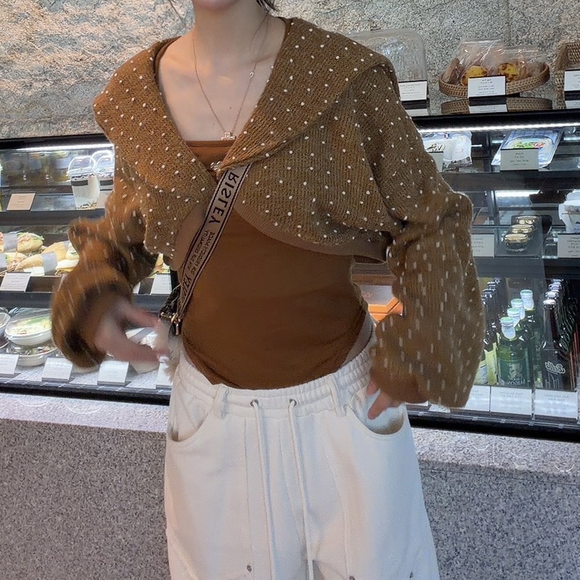 PALETTE-Q韓國直郵㊣女士新品熱賣休閑推薦人氣職業針織衫絨PALETTE針織衫