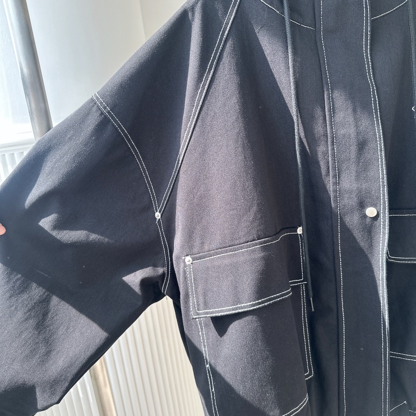 PALETTE-Q東大門㊣直郵女裝新款人氣休閑25秋冬夾克連帽拉鏈衫PALETTE夾克