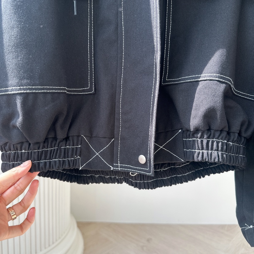 PALETTE-Q東大門㊣直郵女裝新款人氣休閑25秋冬夾克連帽拉鏈衫PALETTE夾克