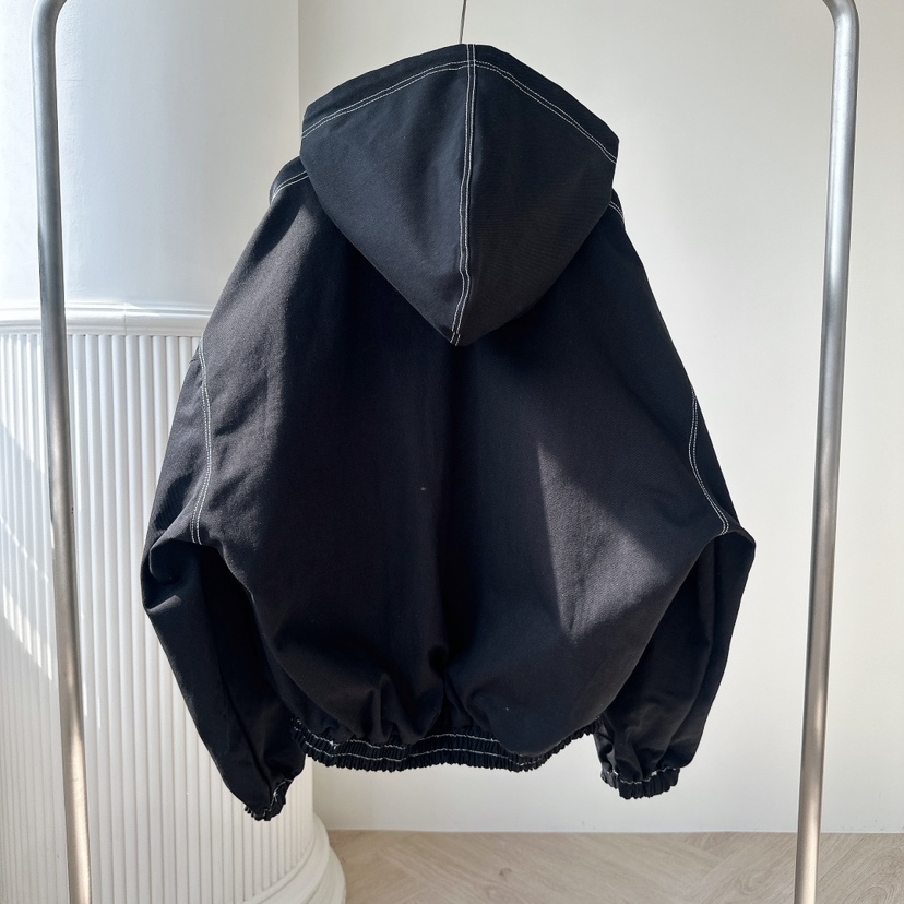 PALETTE-Q東大門㊣直郵女裝新款人氣休閑25秋冬夾克連帽拉鏈衫PALETTE夾克