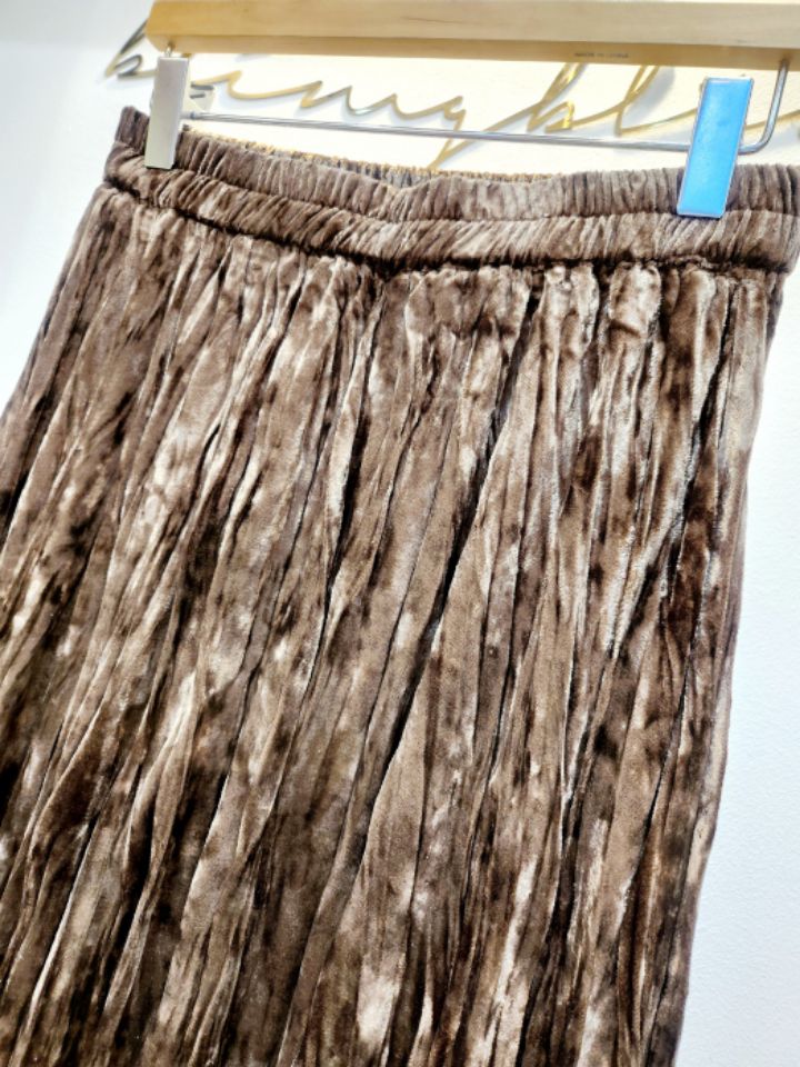 BLING BLING-S東大門㊣實拍女士新款25秋冬時尚長裙天鵝絨BLING BLING-S長裙