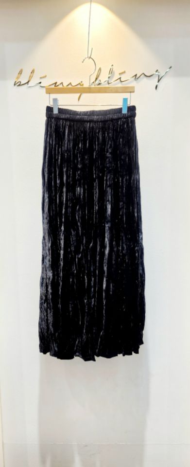 BLING BLING-S東大門㊣實拍女士新款25秋冬時尚長裙天鵝絨BLING BLING-S長裙