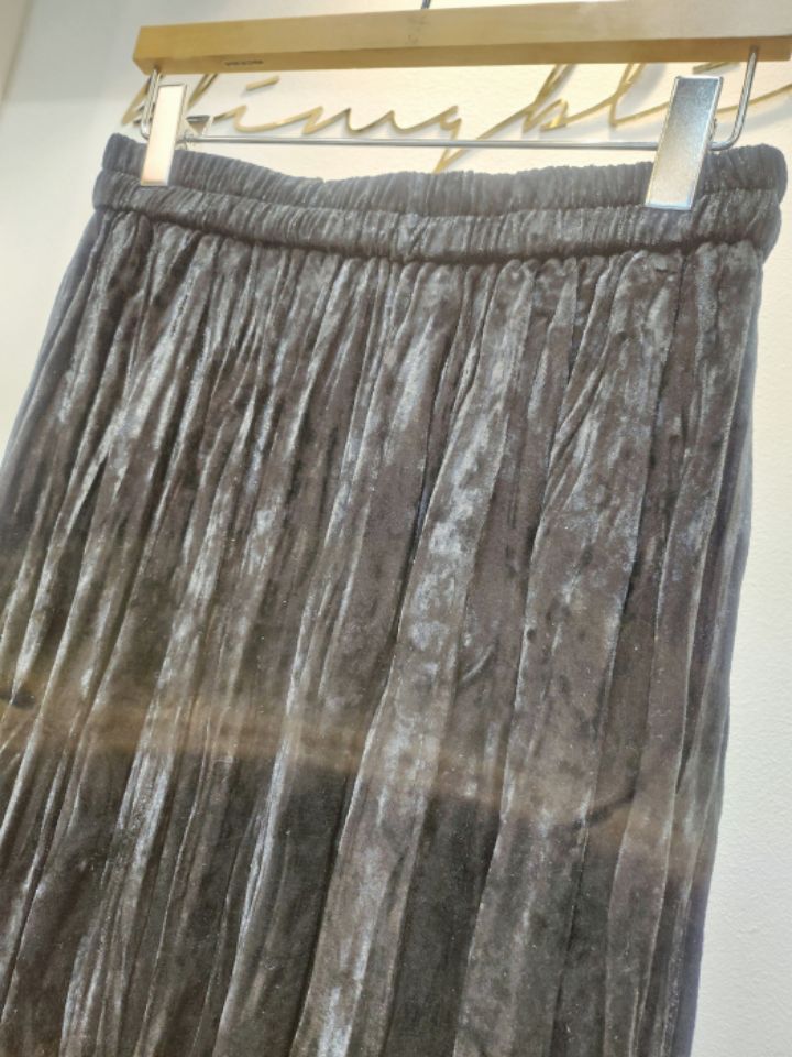 BLING BLING-S東大門㊣實拍女士新款25秋冬時尚長裙天鵝絨BLING BLING-S長裙