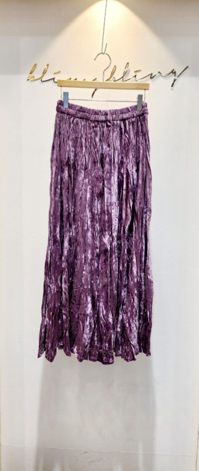 BLING BLING-S東大門㊣實拍女士新款25秋冬時尚長裙天鵝絨BLING BLING-S長裙圖色3