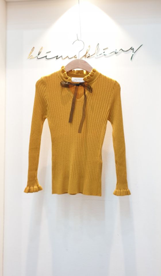 BLING BLING-S韓國代購㊣女士新款推薦時尚25秋冬人氣針織衫BLING BLING-S針織衫圖色1