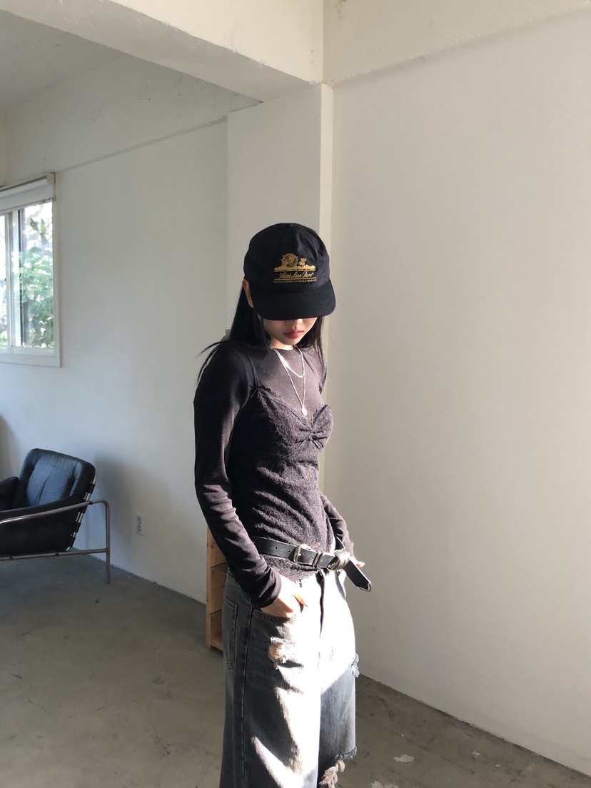 SUNDER MARKET東大門㊣實拍女裝新款25秋冬吊帶背心不含內搭SUNDER MARKET吊帶/背心