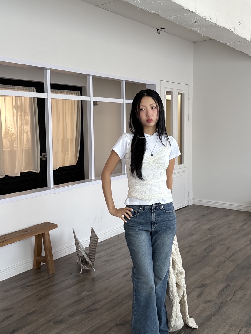 SUNDER MARKET東大門㊣實拍女裝新款25秋冬吊帶背心不含內搭SUNDER MARKET吊帶/背心